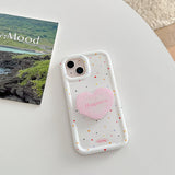Boogzel Apparel Happiness Heart iPhone Case, view 4