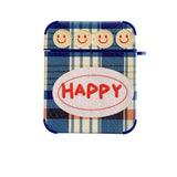 Boogzel Apparel Happy Plaid AirPods Case, view 2