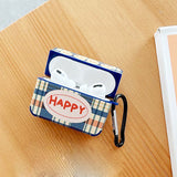 Boogzel Apparel Happy Plaid AirPods Case, view 3