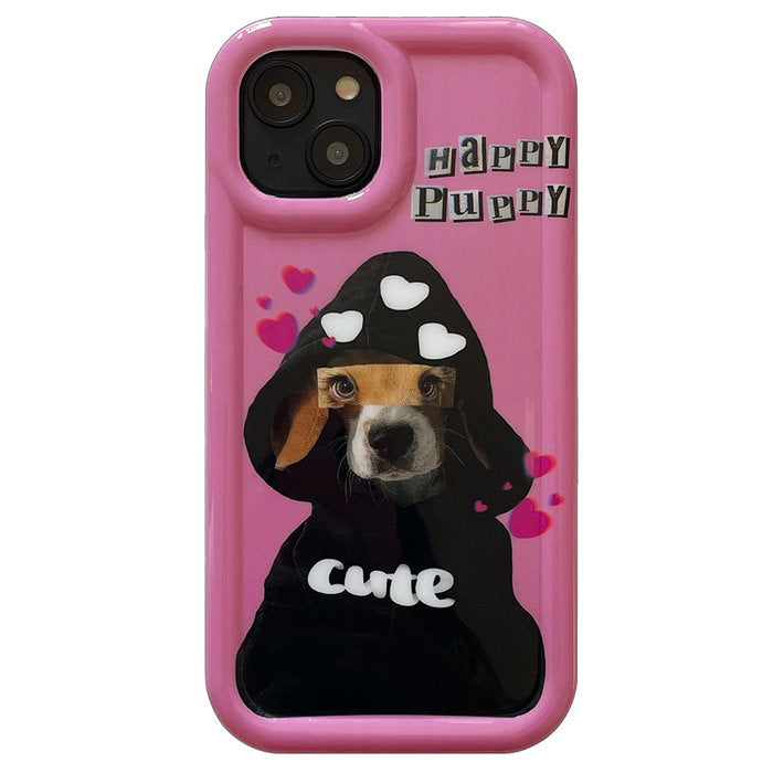 Boogzel Apparel Happy Puppy iPhone Case
