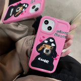Boogzel Apparel Happy Puppy iPhone Case, view 2