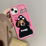 Boogzel Apparel Happy Puppy iPhone Case, view 4