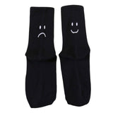 Boogzel Apparel Happy & Sad Face Print Socks, view 4