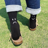 Boogzel Apparel Happy & Sad Face Print Socks, view 6