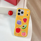 Boogzel Apparel Healthy Fruits iPhone Case, view 4