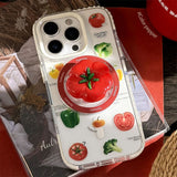 Boogzel Apparel Healthy Vegetables iPhone Case, view 2