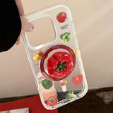 Boogzel Apparel Healthy Vegetables iPhone Case, view 5