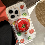 Boogzel Apparel Healthy Vegetables iPhone Case, view 6