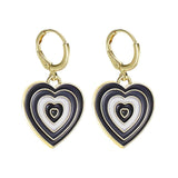 Boogzel Apparel Heart Aesthetic Earrings, view 4