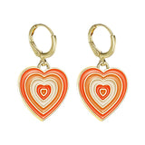 Boogzel Apparel Heart Aesthetic Earrings, view 5