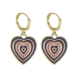 Boogzel Apparel Heart Aesthetic Earrings, view 6