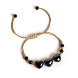 Boogzel Apparel Heart Bead Bracelet, view 3