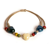Boogzel Apparel Heart Bead Bracelet, view 4