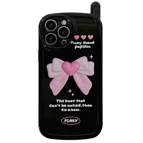 Boogzel Apparel Heart Bow iPhone Case