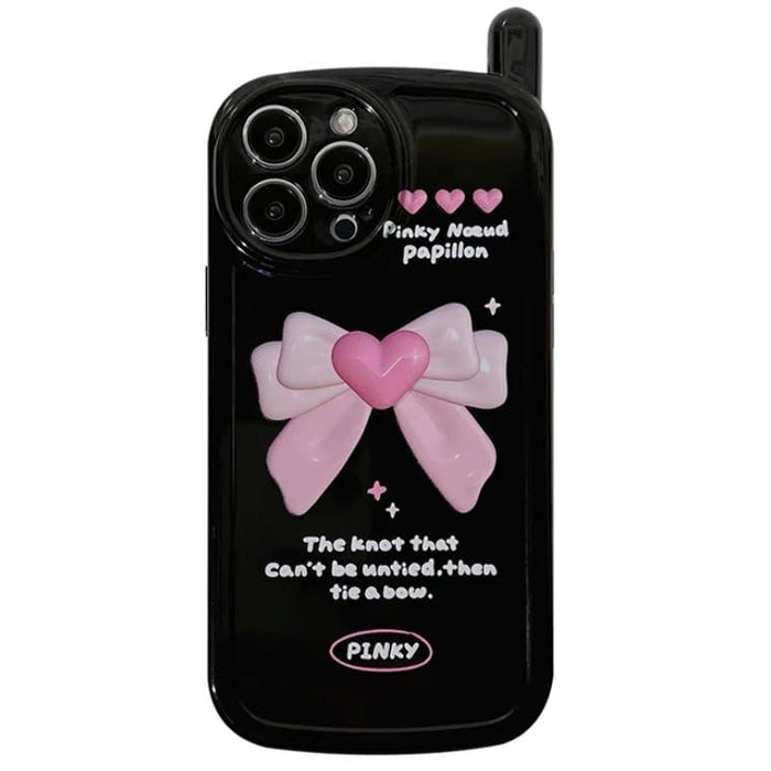 Boogzel Apparel Heart Bow iPhone Case