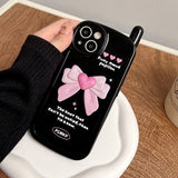 Boogzel Apparel Heart Bow iPhone Case, view 3