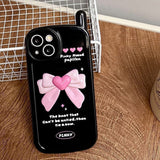 Boogzel Apparel Heart Bow iPhone Case, view 4