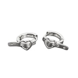 Boogzel Apparel Heart Buckle Belt Earrings, view 2