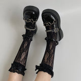 Boogzel Apparel Heart Chain Chunky Sandals, view 5