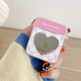 Boogzel Apparel Heart Check Pattern AirPods Case, view 3