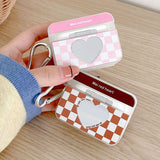 Boogzel Apparel Heart Check Pattern AirPods Case, view 4