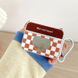 Boogzel Apparel Heart Check Pattern AirPods Case, view 5