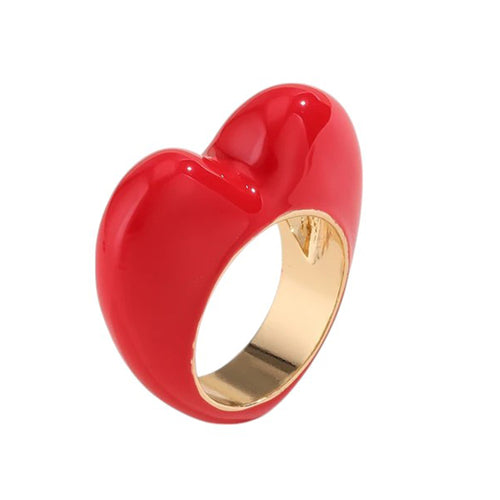 Boogzel Apparel Heart Crush Enamel Ring