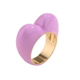 Boogzel Apparel Heart Crush Enamel Ring, view 2