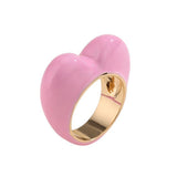 Boogzel Apparel Heart Crush Enamel Ring, view 4