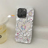 Boogzel Apparel Heart Fireworks iPhone Case, view 2