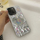 Boogzel Apparel Heart Fireworks iPhone Case, view 4