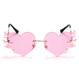 Boogzel Apparel Heart Flame Glasses, view 2