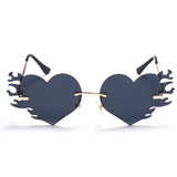 Boogzel Apparel Heart Flame Glasses, view 3