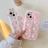Boogzel Apparel Heart Furry iPhone Case, view 2