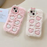 Boogzel Apparel Heart Furry iPhone Case, view 5
