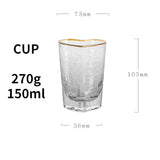 Boogzel Apparel Heart Glass Cup, view 4