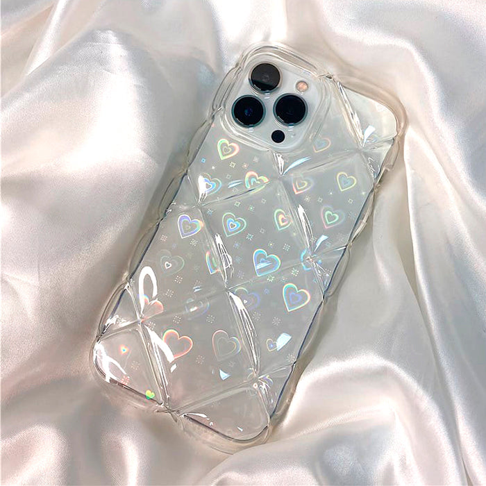 Boogzel Apparel Heart Light Diffraction iPhone Case