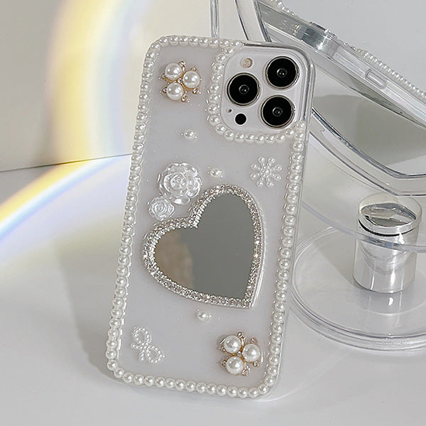 Boogzel Apparel Heart Mirror iPhone Case