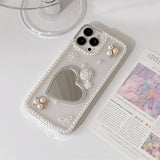 Boogzel Apparel Heart Mirror iPhone Case, view 4