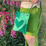 Boogzel Apparel Heart Patchwork Purse, view 4