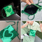 Boogzel Apparel Heart Patchwork Purse, view 5