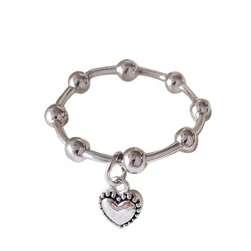 Boogzel Apparel Heart Pendant Ring