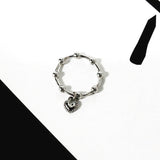 Boogzel Apparel Heart Pendant Ring, view 2