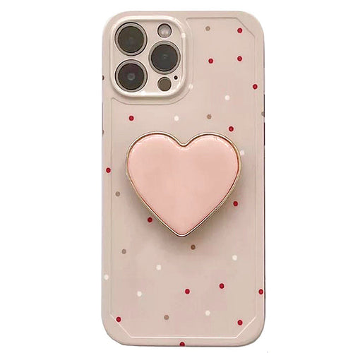 Boogzel Apparel Heart Polka Dot iPhone Case