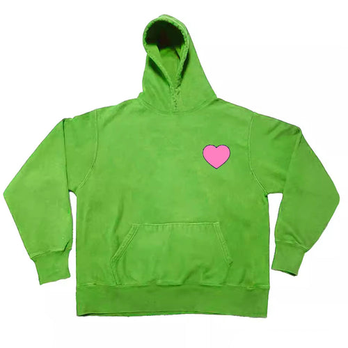 Boogzel Apparel Heart Print Hoodie