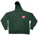 Boogzel Apparel Heart Print Hoodie, view 6