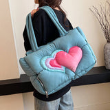 Boogzel Apparel Heart Puffer Handbag, view 6