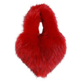 Boogzel Apparel Heart Shape Fuzzy Handbag, view 2