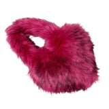 Boogzel Apparel Heart Shape Fuzzy Handbag, view 5