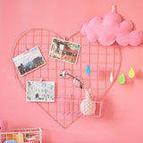Boogzel Apparel Heart-Shaped Grid Wall Organizer, view 2